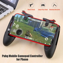 Load image into Gallery viewer, Hot 5 in 1 Mobile Phone Gamepad For PUBG Mobile Trigger Fire Button L1R1 Shooter Controller Joystick Aim Key For Shooting Game