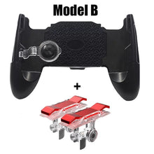 Load image into Gallery viewer, PUBG Moible Controller Gamepad Free Fire L1 R1 Triggers PUGB Mobile Game Pad Grip L1R1 Joystick for iPhone Android Phone
