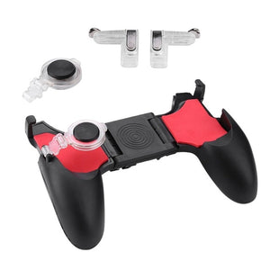 Hot 5 in 1 Mobile Phone Gamepad For PUBG Mobile Trigger Fire Button L1R1 Shooter Controller Joystick Aim Key For Shooting Game